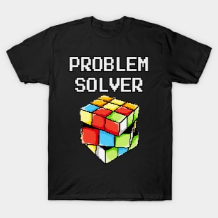 Problem Solver Puzzle Cube Math Nerd T-Shirt